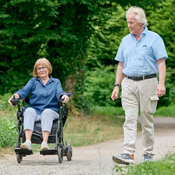 E-Rollator, E-Rollstuhl, Schiebehilfe