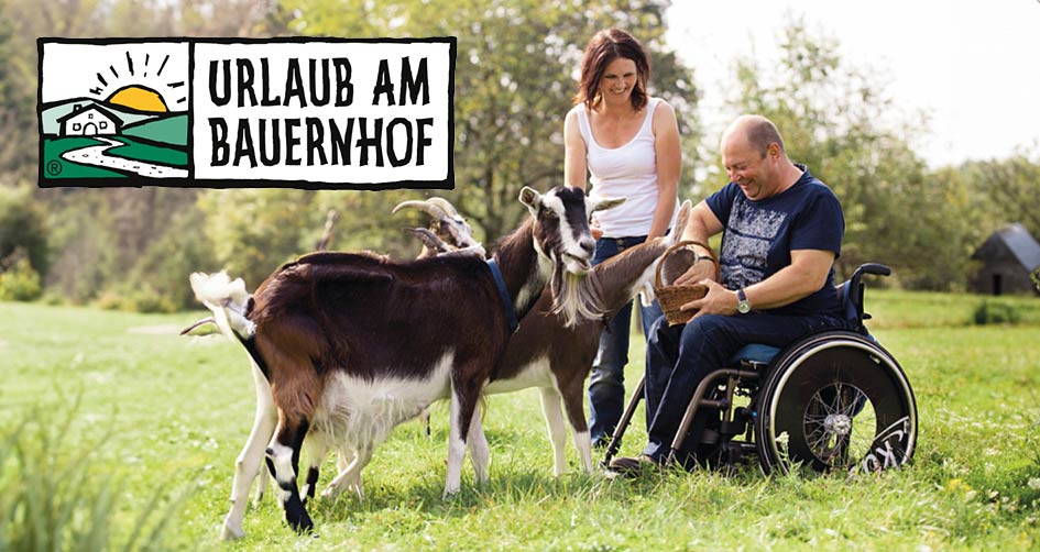 Urlaub am Bauernhof mit Rollstuhl